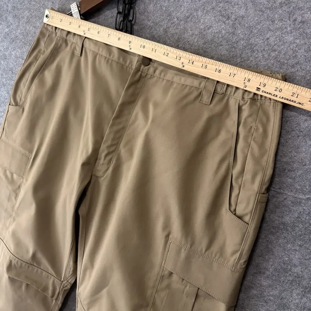 Vertx Phantom Ops Tactical Pants Mens 40 x 30 Tan Rip Stop Double Knee SIZE NOTE